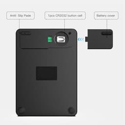 Wireless Number Pad, Bluetooth Number Pad, External Portable Smart Financial Accounting Number Keyboard with 19 Keys, for Laptop Desktop Notebook, For Business Office Travel — thumbnail 3