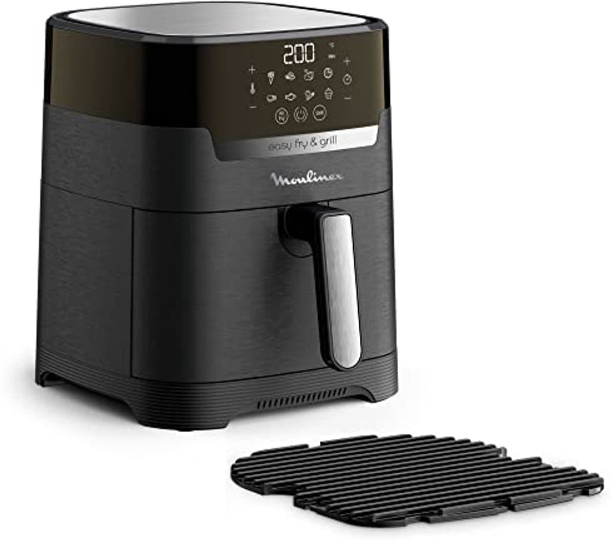 Luchtfriteuse en Grill 2-in-1 met 4,2 L Inhoud voor Gezond Koken en Perfect Grillen — afbeelding 1