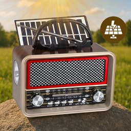 Zenwire BT-S060 Draagbare Radio - FM/AM/SW - Bluetooth - Zonnepaneel — thumbnail 3