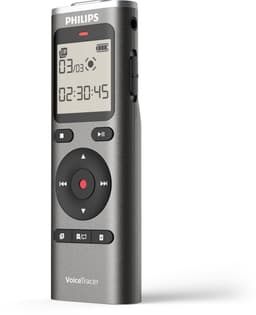 Philips DVT1170 Voice recorder - 360° microfoon - PCM (WAV) - Spraakgestuurde opname - Groot LCD display - MicroSD-kaartslot - 8 GB - USB-C - Antraciet — thumbnail 2
