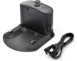 JeiibrZui Basis Met Twee Gaten - Roomba Oplaadstation - Compatibel Met Irobot Serie 500 Tot En Met 900 En E-Serie - 1 Stuks - Zwarte Onderdelen Voor Robotstofzuiger