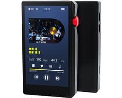 MP3 Speler HiFi met Bluetooth/Wifi - 64GB - 3.5inch TFT - DSD256 Audio - C8 - Zwart