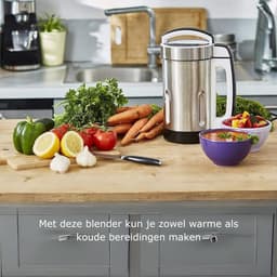 VIN® Soepmaker – Soupmaker Met 4 Programma’s - Soep Maker Met Automatische Geheugenfunctie – Blender Met 1,6 l Roestvrij Stalen Kan - 1150 W — thumbnail 2
