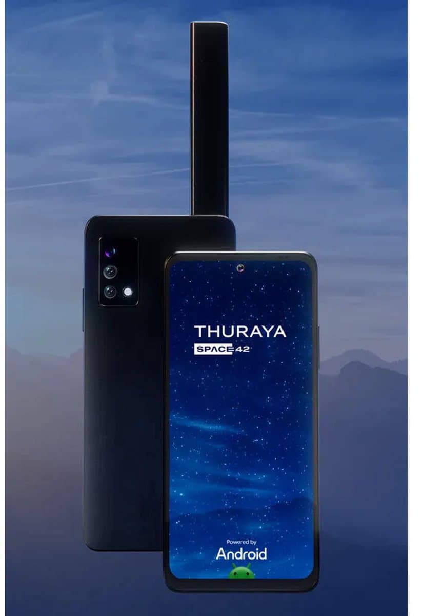 Thuraya One touchscreen Android satelliet smartphone — afbeelding 1