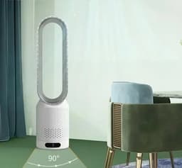 Amolass - Ventilator - Torenventilator - Ventilator Staand - 58x14,5cm - 8 Windsnelheden - Afstandbediening - Verkoelend — thumbnail 4