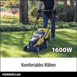 Elektrische Grasmaaier 1600 W met 380 mm Ø - Grasmachine met Grasopvangsysteem, Mulchen en Achteruitworp — thumbnail 3