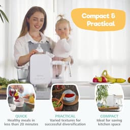 Baby Cooker Blender - 7-in-1 Keukenmachine voor Babymaaltijden — thumbnail 2