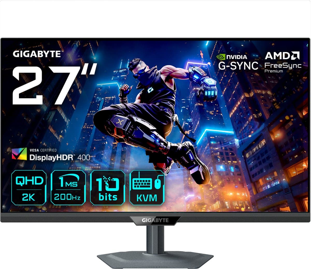 GIGABYTE M27Q2 QD 27 QHD Gaming Monitor — afbeelding 1