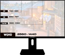 Bureaumonitor 27'' inch WQHD 60 Hz JN-27IPS4FLWQHDR-HSP — thumbnail 2