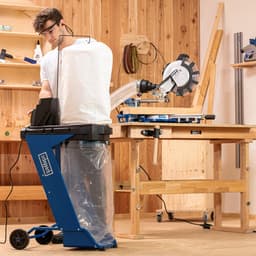 Scheppach Stofafzuiging DC500 - 550W - Spaanafzuiging voor houtspaanders en zaagsel - Incl. 4-delige adapterset - 75L — thumbnail 5