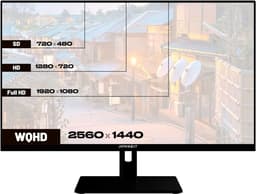JAPANNEXT Touchscreen Monitor Wit 21.5" IPS Full HD (1920x1080) met verstelbare arm | JN-IPS2152FHDR-C65W-FLD-T — thumbnail 4