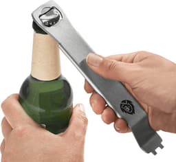 Burnhard Inklapbare 2-Branders Gasbarbecue, 6,4 kW - 500°C - RVS - Incl. tas en multitool - Jones met Deksel — thumbnail 3