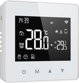 Opbouw Thermostaat | Wifi | Touchscreen bediening | Opbouwmontage | CV installatie | Tuya Smart Life | Google Home Alexa | Wit — thumbnail 4