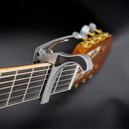 Universele Capo - Zilver - Capo Akoestische / Klassieke / Elektrische gitaar - Capo Gitaar klem — thumbnail 4