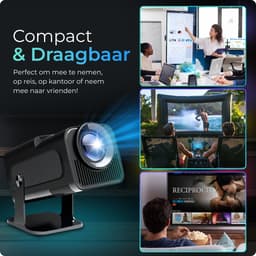 Proun Mini Beamer - 4K Beeldkwaliteit - Android 11.0 - Projector Scherm - WIFI 6 & Bluetooth 5.2 - 800 ANSI Lumen - FULL HD - Home Cinema — thumbnail 5