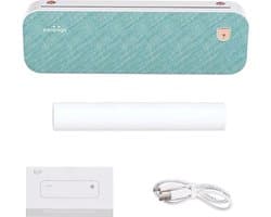 Boleen - A4 Draagbare printer - Portable printer - Mobiele printer - Bluetooth - Blauw