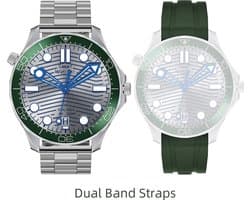 Pro Care Excellent Quality® Smartwatch 1.52 inch Dames Heren - Smartwatches - Bellen - AI Talk - O2 - Bloeddrukmeter - Hartslag - Wireless Laden - Message - Multisport - Slaapmeter - Alu Zilveren Case - RVS Zilveren Band - Gratis TPU Band Groen