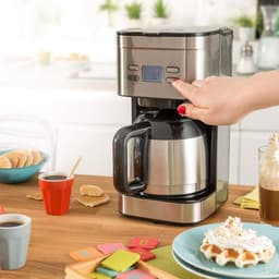 ApexArte® Koffiezetapparaat met Thermoskan - Koffiemachines - Wit — thumbnail 4