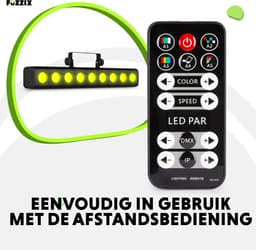 Partybar - Fuzzix Orion feestverlichting voor café en mancave - Met RGBW LED’s en afstandsbediening — thumbnail 5