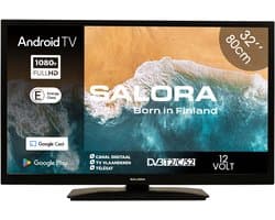 Salora 32MBA300 tv 81,3 cm (32") Full HD Smart TV Wifi Zwart 250 cd/m²