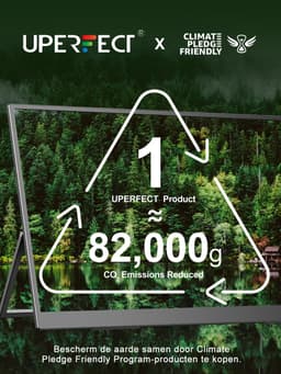 UPERFECT 18.5" Portable Gaming draagbaar Monitor| 120Hz FHD IPS draagbaar scherm| 100% sRGB | 1200:1 Contrast | Dual HDMI/Type-C | VESA Mount | Ultra-Slim Design — thumbnail 3