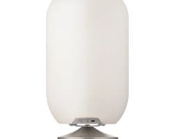 Kooduu Atmos - Wijnkoeler - Bluetooth Speaker - LED Lamp - Zilverkleurig - 35 cm - Dimbaar - Tafellamp - Oplaadbaar - Party Speaker - Speakerlamp
