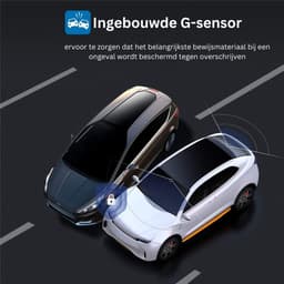 ApexArte® Dashcam voor Auto - Dualdashcam Voor en Achter - Full HD - Zwart — thumbnail 5