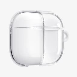 Spigen Ultra Hybrid - Hoesje Geschikt voor Apple AirPods 4 - Transparant Wit — thumbnail 5