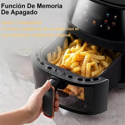 Luchtfriteuse - Met Touchscreen - Temperatuurregeling En Display - Programmeerbaar - 2400W - 8 Liter — thumbnail 5