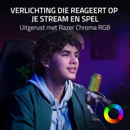 Razer Seiren V3 Chroma - USB Gaming Microfoon - Ruisonderdrukking - RGB - PC - Zwart — thumbnail 5