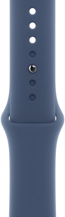 Apple Watch Series 10 - Wifi - 46mm - Zilverkleurig Aluminium Case met Denim Sportbandje - S/M — thumbnail 3