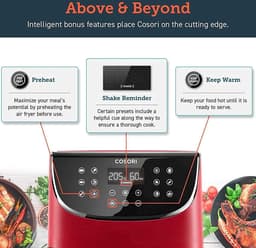 Cosori-CP158 AFRXR-Heteluchtfriteuse-5.5Liter-Rood — thumbnail 13