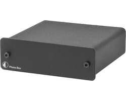 Pro-Ject Phono Box DC Voorversterker MM/MC - Hoogwaardige Signaalversterking - Helder en Nauwkeurig Geluid - Duurzaam & Betrouwbaar - Zwart