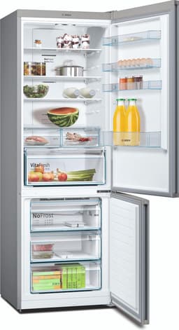 Bosch KGN49XLEA - Serie 4 - Koel-vriescombinatie - Extra breed - RVS - NoFrost nooit meer ontdooien - VitaFresh: houdt etenswaren langer vers in gekoelde lades — thumbnail 12