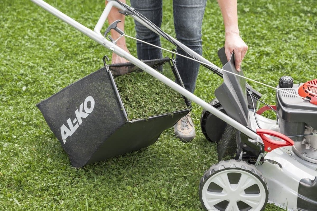 AL-KO EASY 420 PS – Benzine Grasmaaier – 42 cm – Zonder aandrijving – 2-in-1 – 50L opvangbak — afbeelding 1