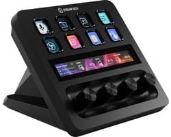 Elgato Stream Deck + XLR Aansluiting - Audiomixer - Touch LCD - PC - Mac - 3.5 jack - Zwart