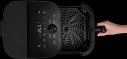 Zeegma Knapper Chef - Airfryer XL - Vetvrij - 6,5 L - Zwart - 10 programma's - 1600 W - Snelle opwarming tot 60s - Antislippoten — thumbnail 22