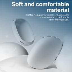 Siliconen Hoes voor AirPods Max Hooftelefoons van MMOBIEL – Siliconen Oorkussens Beschermhoes, Oorschelp Beschermhoes, Hoofdband Beschermhoes – Anti-Kras Zachte Siliconen Beschermer – Wit — thumbnail 4