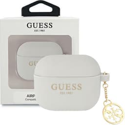 Guess Charms Silicone Case voor Apple Airpods 3 - Grijs — thumbnail 5