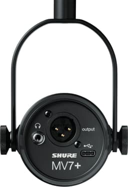 Shure MV7+-K - Zwart Podcastmicrofoon — thumbnail 5