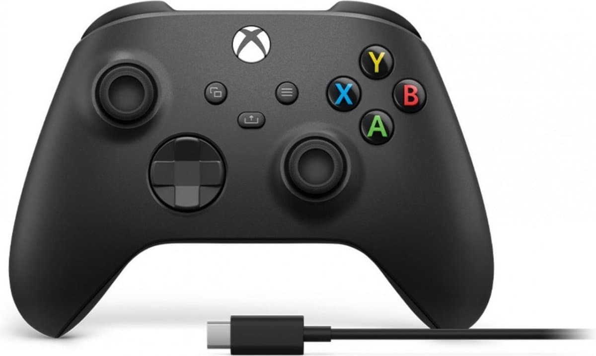 Xbox Draadloze Controller - Zwart - Inclusief USB C kabel - Xbox, PC, Cloud Gaming — afbeelding 1