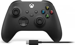 Xbox Draadloze Controller - Zwart - Inclusief USB C kabel - Xbox, PC, Cloud Gaming — thumbnail 1