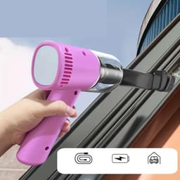 Bovista Kruimeldief - Handstofzuiger - Snoerloos - Draadloos - Auto Stofzuiger - Caravan - Best Verkocht - Car Vacuum Cleaner - Zwart - Kruimel — thumbnail 3