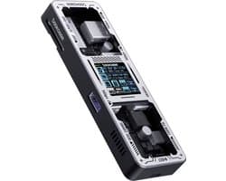 Dockcase DPR71S-EB USB-C dockingstation Geschikt voor merk (dockingstation): Universeel Geïntegreerd display, Incl. laa