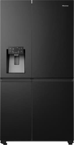 Hisense RS818N4IFD- Amerikaanse koelkast - Energielabel D - Vaste Wateraansluiting - Water- & ijsdispenser - Metal Cooling - No Frost - RVS - Multi-Air Flow - Fast Freeze - 35dB (A) - Inverter Compressor - 632 Liter — thumbnail 1