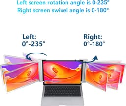 Draagbare Drie-in-een Monitor Extender voor Laptops van 15,6 tot 17,3 Inch — thumbnail 2