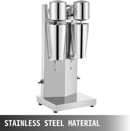 Carlovo Milkshake Machine - Milkshake Maker - Blender - Smoothie Maker - RVS - Smoothie - Dubbele Beker - Milkshake - 800ml - 180W — thumbnail 1