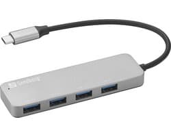 Sandberg - 336-20 - USB-C to 4 x USB 3.0 Hub SAVER