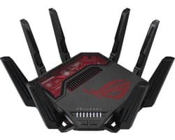 ASUS ROG Rapture GT-BE19000 - Gaming Router - WiFi Versterker - Tri-Band - 2.5 Gbps port - 19000 Mbps