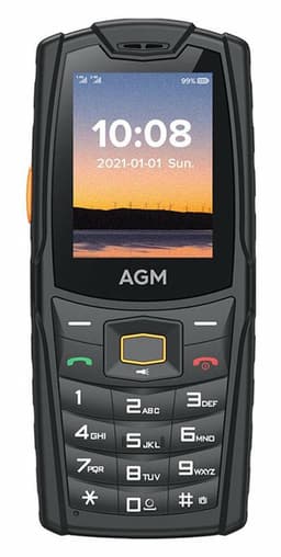 AGM Mobiles M6 - 4G EXTREEM LUIDE telefoon met grote toetsen - schokbestendig & IP69 waterdicht - 16GB - Zwart — thumbnail 2